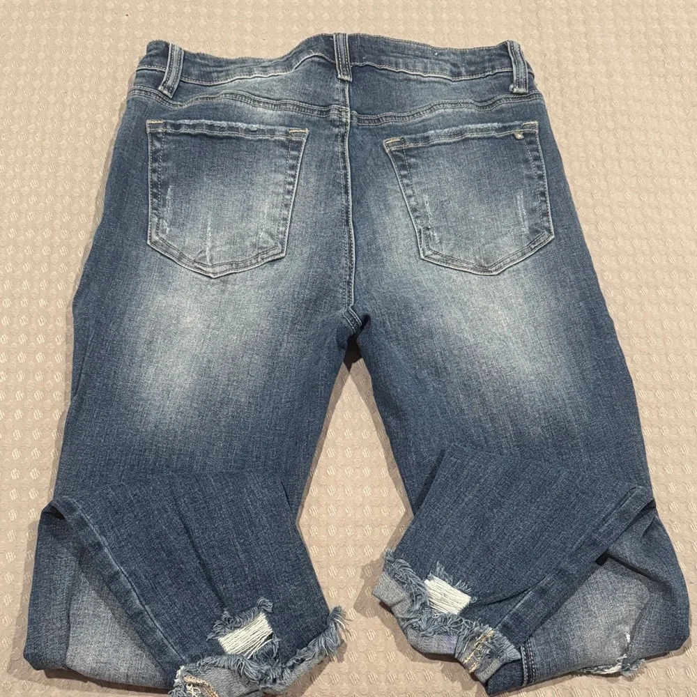 Tricot Distressed Skinny Jeans